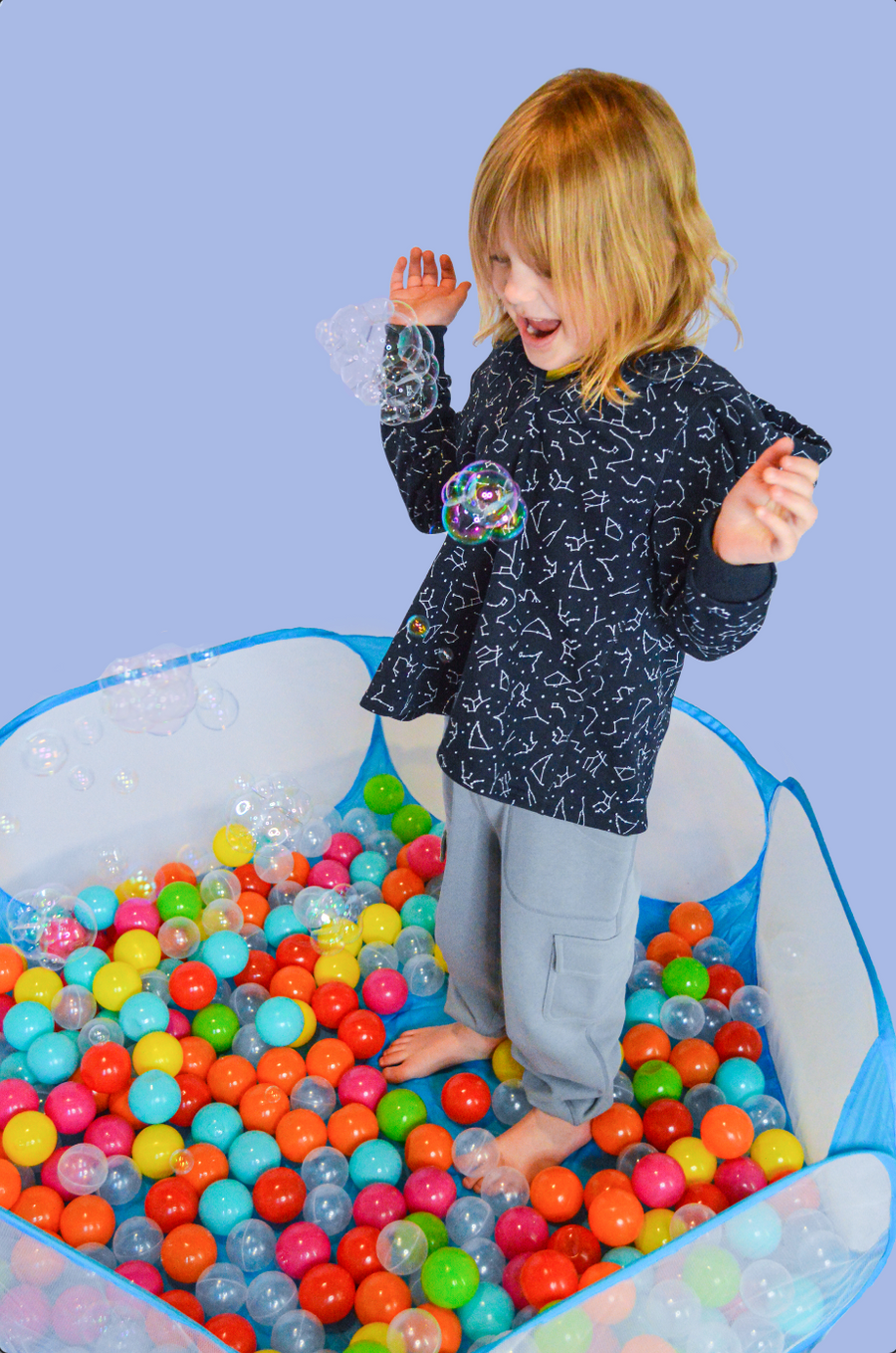 pants with built-in fidget and sensory hoodie