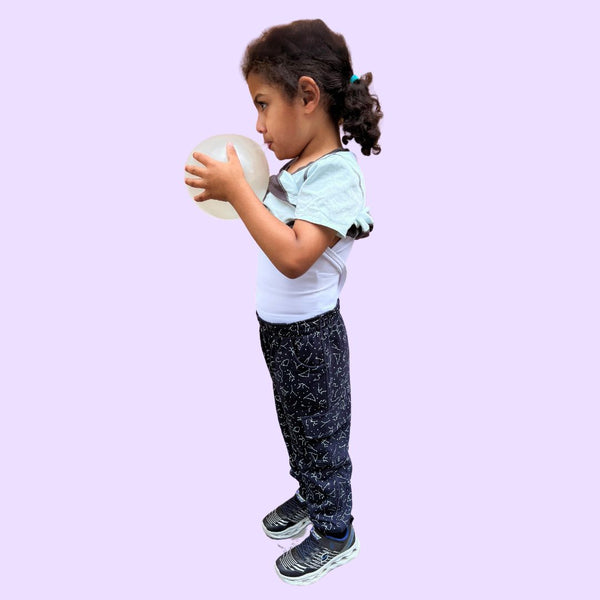 Compression Sensory T-shirt worn as a base layer showing the adjustable compression lining at the torso