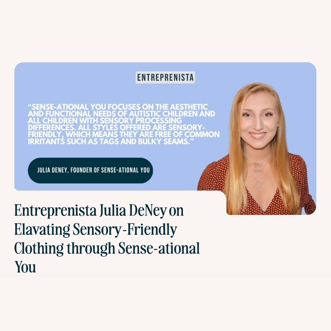 Screen shot of Julia DeNey's feature in Entreprenista.